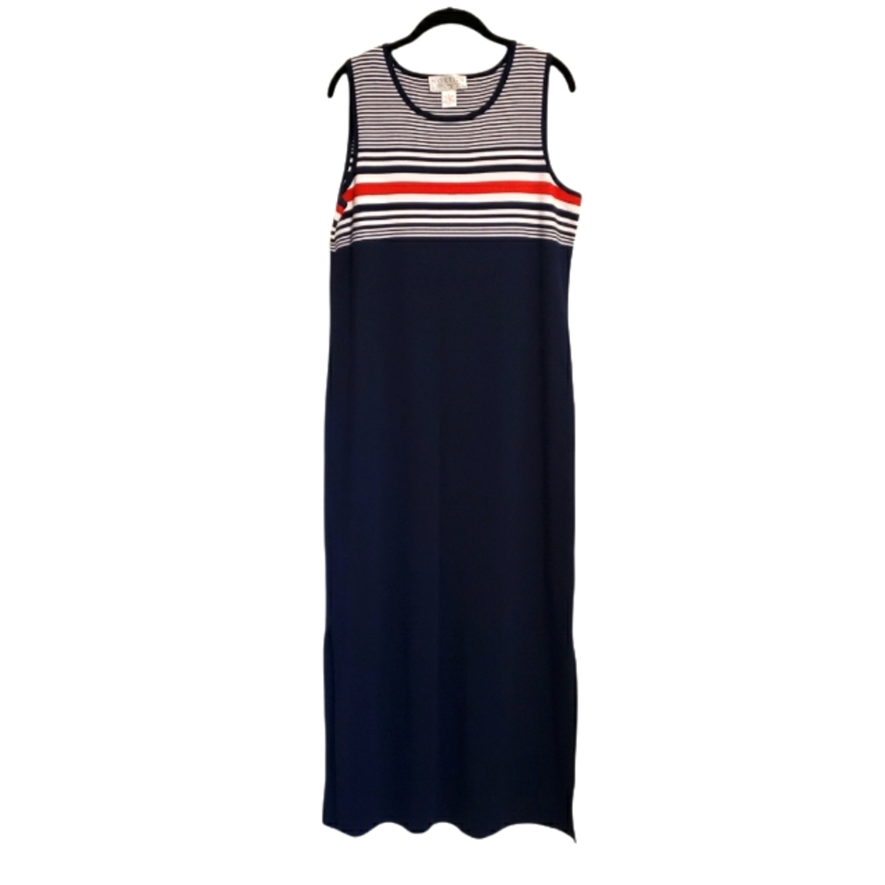 Norton Cotton Long Maxi Sleeveless Dress L